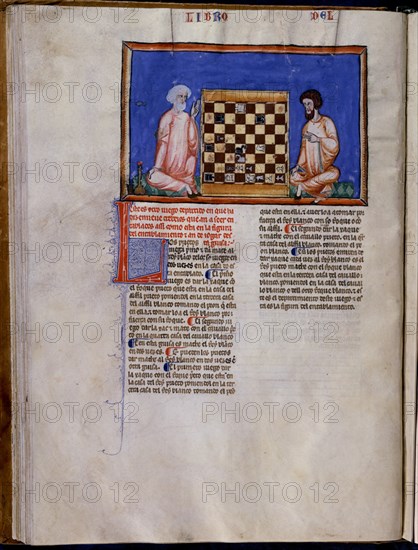 ALFONSO X EL SABIO 1221/84
LIBRO DE JUEGOS PG 29V
SAN LORENZO DEL ESCORIAL, MONASTERIO-BIBLIOTECA
MADRID