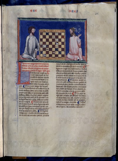 ALFONSO X EL SABIO 1221/84
LIBRO DE JUEGOS PG 36
SAN LORENZO DEL ESCORIAL, MONASTERIO-BIBLIOTECA
MADRID
This image is not downloadable. Contact us for the high res.