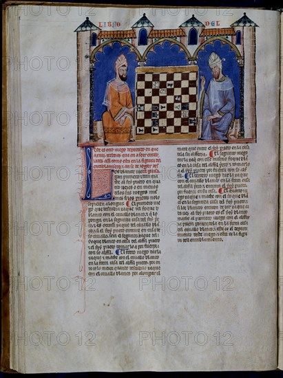 ALFONSO X EL SABIO 1221/84
LIBRO DE JUEGOS PG 36V
SAN LORENZO DEL ESCORIAL, MONASTERIO-BIBLIOTECA
MADRID
This image is not downloadable. Contact us for the high res.