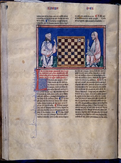 ALFONSO X EL SABIO 1221/84
LIBRO DE JUEGOS PG 45V
SAN LORENZO DEL ESCORIAL, MONASTERIO-BIBLIOTECA
MADRID
This image is not downloadable. Contact us for the high res.