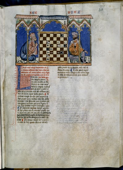 ALFONSO X EL SABIO 1221/84
LIBRO DE JUEGOS PG 47
SAN LORENZO DEL ESCORIAL, MONASTERIO-BIBLIOTECA
MADRID
This image is not downloadable. Contact us for the high res.