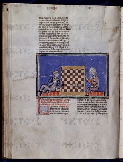 ALFONSO X EL SABIO 1221/84
LIBRO DE JUEGOS PG 58V
SAN LORENZO DEL ESCORIAL, MONASTERIO-BIBLIOTECA
MADRID
This image is not downloadable. Contact us for the high res.