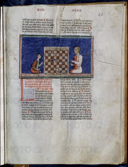 ALFONSO X EL SABIO 1221/84
LIBRO DE JUEGOS PG 61
SAN LORENZO DEL ESCORIAL, MONASTERIO-BIBLIOTECA
MADRID
This image is not downloadable. Contact us for the high res.