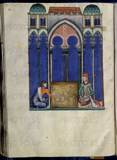 ALFONSO X EL SABIO 1221/84
LIBRO DE JUEGOS (DADOS TRIANGULARES)
SAN LORENZO DEL ESCORIAL, MONASTERIO-BIBLIOTECA
MADRID
This image is not downloadable. Contact us for the high res.