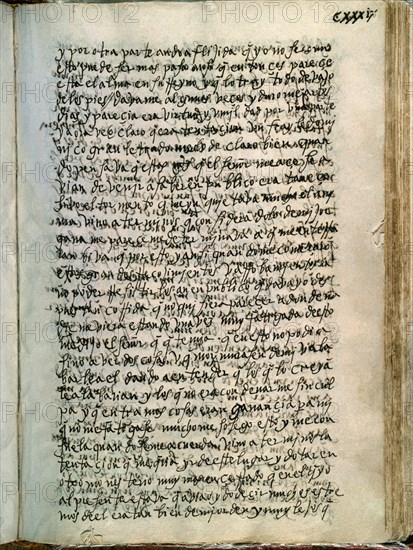 SANTA TERESA 1515/1582
MANUSCRITO AUTOBIOGRAFICO PAGINA 139
SAN LORENZO DEL ESCORIAL, MONASTERIO-BIBLIOTECA
MADRID
This image is not downloadable. Contact us for the high res.