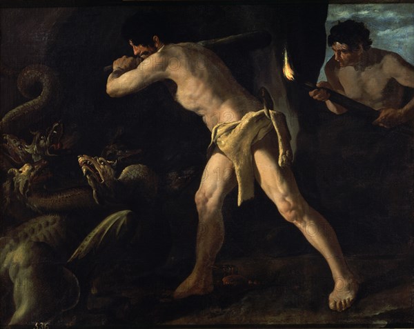 Zurbaran, Hercules fighting the hydra of Lerna