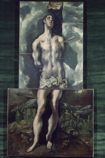 Le Greco, Saint Sébastien et Jambes de Saint Sébastien