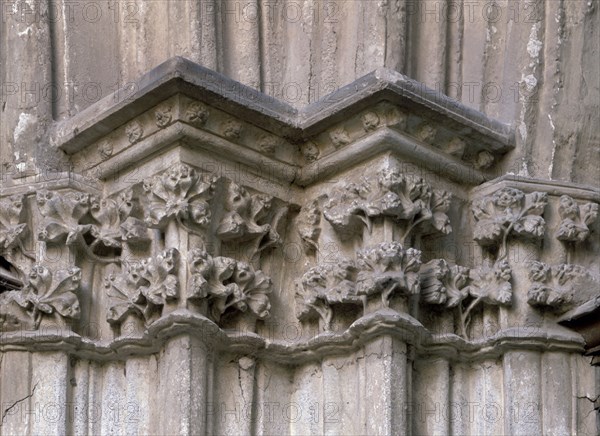 CLAUSTRO DETALLE DE CAPITEL EN ANGULO ADORNADO CON FLORE
TOLEDO, CATEDRAL
TOLEDO