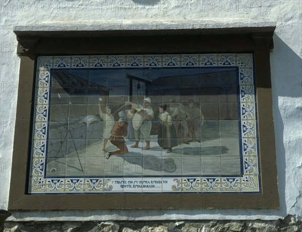 MOSAICO DE LA FACHADA DE LA VENTA DEL QUIJOTE
EL TOBOSO, EXTERIOR
TOLEDO
This image is not downloadable. Contact us for the high res.