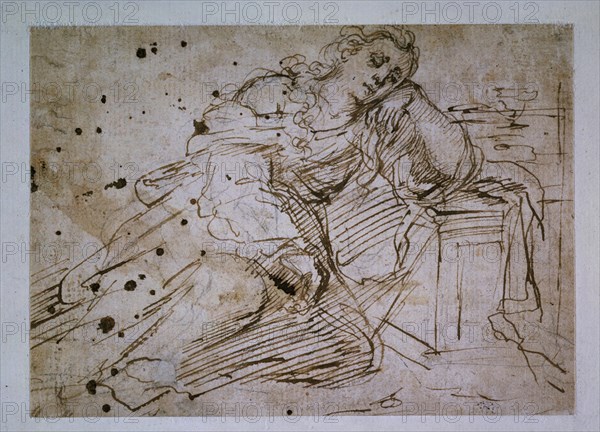 MURILLO BARTOLOME 1618/1682
DIBUJO DE MARIA MAGDALENA DURMIENDO - S XVII
HAMBURGO, KUNSTHALLE
ALEMANIA