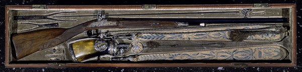 ZULOAGA EUSEBIO
ESCOPETA DE 1800-817 EN SU ESTUCHE
Madrid, musée Lazaro Galdiano