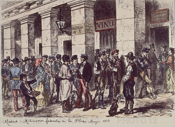 MILICIANOS FEDERALES EN LA PLAZA MAYOR DE MADRID
Madrid, public museum
