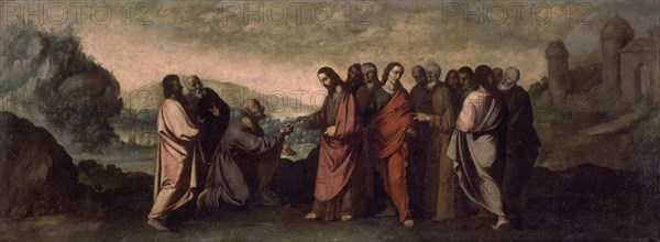 Zurbaran, Christ remettant les clés à Saint Pierre