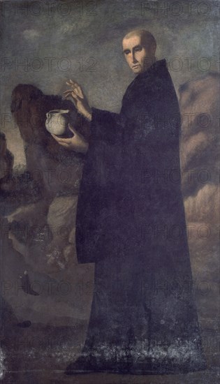 Zurbaran, Saint Benoît