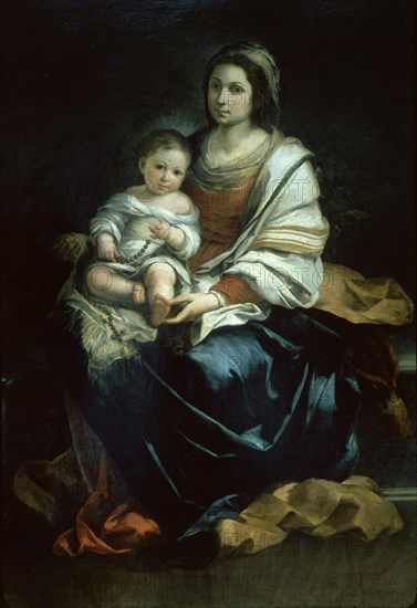 MURILLO BARTOLOME 1618/1682
LA VIRGEN DEL ROSARIO
CASTRES, MUSEO JAURES
FRANCIA