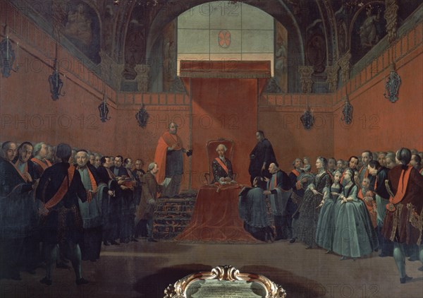 TRAMULLES MANUEL
CARLOS III TOMA POSESION DE SU CANONJIA-1770
BARCELONA, CATEDRAL MUSEO
BARCELONA