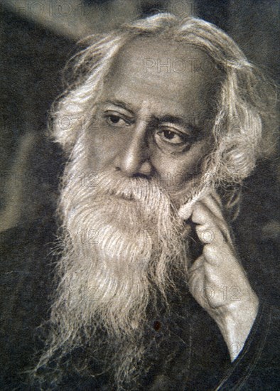 Portrait of Rabindranath Tagore