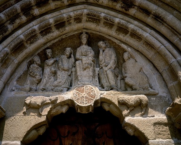 TIMPANO DE LA PUERTA PRINCIPAL
BAÑARES, IGLESIA DE STA CRUZ
RIOJA