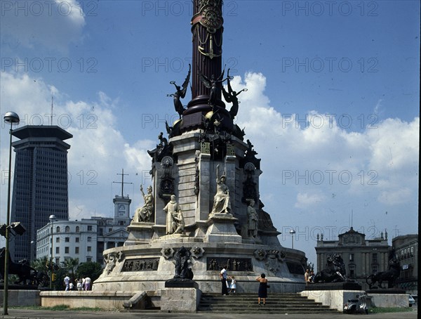 BUIGAS MONRAVA GAIETA 1851/1919
MONUMENTO A COLON  - DETALLE PARTE INFERIOR - 1883/1888 - BRONCE
BARCELONA, EXTERIOR
BARCELONA