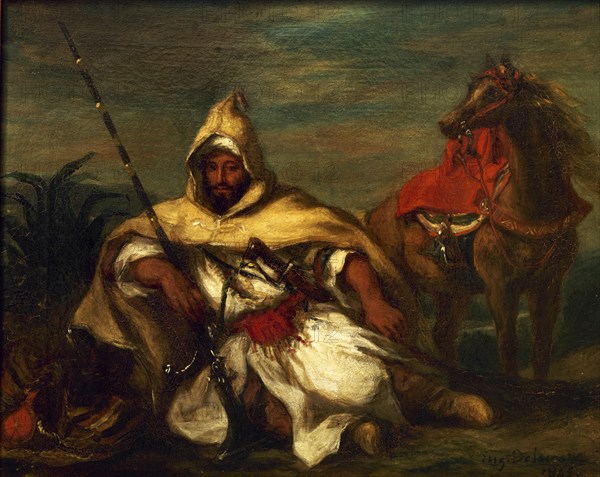 Delacroix, Arab horseman