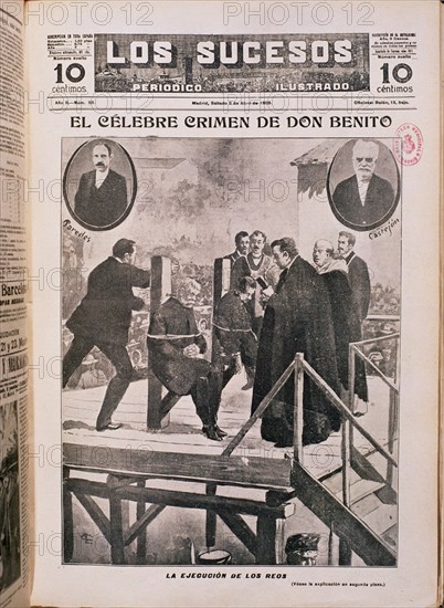 CONVICTOS POR EL CRIMEN DE D BENITO SON EJECUTADOS-LOS SUCESOS Nº58
MADRID, HEMEROTECA MUNICIPAL
MADRID