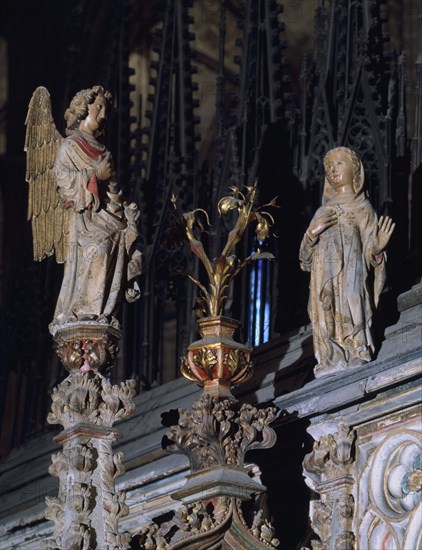 DEU JORDI DE
ANUNCIACION EN EL LATERAL DEL CORO
BARCELONA, CATEDRAL
BARCELONA