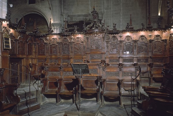 BORJA JUAN BTA
SILLERIA DEL CORO    (ROCOCO)
ORIHUELA, CATEDRAL
ALICANTE