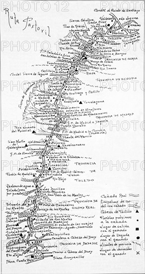 ALONSO A
RUTA PASTORIL - ITINERARIO DE UN PASTOR SORIANO POR VARIAS CAÑADAS