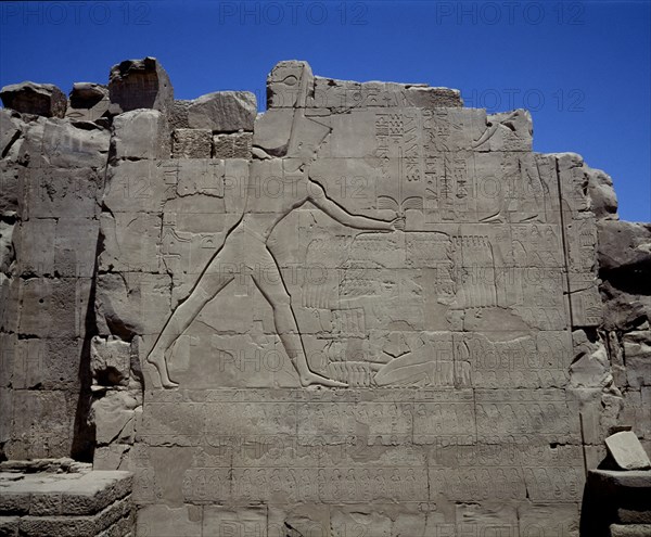 RELIEVES EN UN PILON
TEBAS, KARNAC
EGIPTO