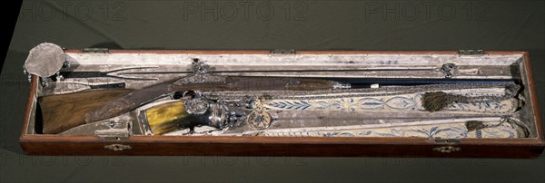 ZULOAGA EUSEBIO
ESCOPETA DE 1817 EN SU ESTUCHE
Madrid, musée Lazaro Galdiano