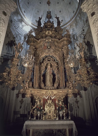 CASAS F DE LAS
CAPILLA VIRGEN OJOS GRANDES RETABLO BALDAQUINO
LUGO, CATEDRAL
LUGO