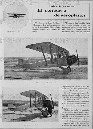HERALDO DEPORTIVO 25 III 1919 PG 99 CONCURSO AVIONES
MADRID, BIBLIOTECA NACIONAL DIARIOS
MADRID