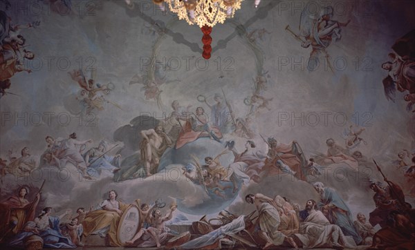 MAELLA MARIANO SALVADOR 1739-1819
CAMARA OFICIAL - APOTEOSIS DE ADRIANO
MADRID, PALACIO REAL-PINTURA
MADRID