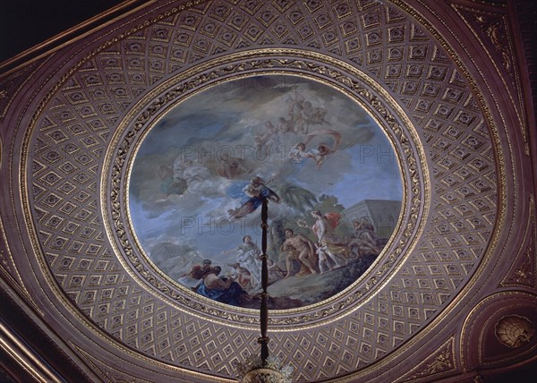 MAELLA MARIANO SALVADOR 1739-1819
SALON DE ARMAS-HERCULES ENTRE VIRTUD Y VICIO
MADRID, PALACIO REAL-PINTURA
MADRID