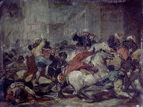Goya, Le deux de mai à la Puerta del Sol 1808