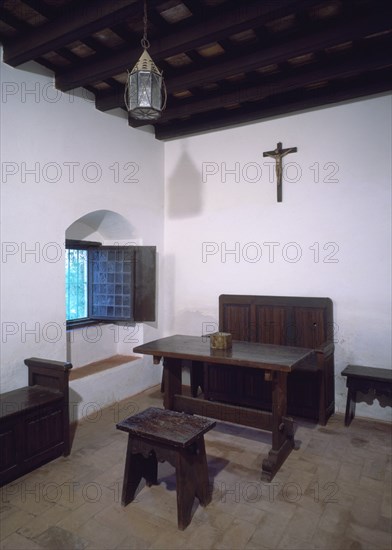CELDA DE LAS CONFERENCIAS O DEL PADRE MARCHENA( AQUI SE ENTREVISTO CON COLON)
RABIDA LA, MONASTERIO
HUELVA