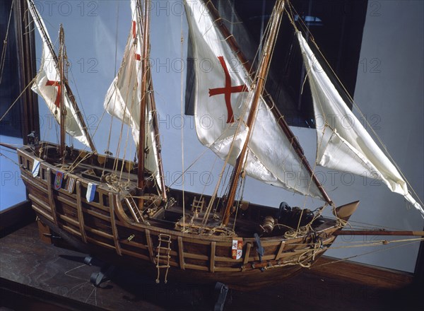 MAQUETA DE LA CARABELA LA PINTA CONSTRUIDA EN 1940 Y REGALADA A LA REAL SOCIEDAD COLOMBINA ONUBENSE
RABIDA LA, MONASTERIO
HUELVA