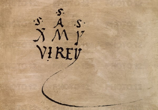 FIRMA DEL ALMIRANTE CRISTOBAL COLON
RABIDA LA, MONASTERIO
HUELVA