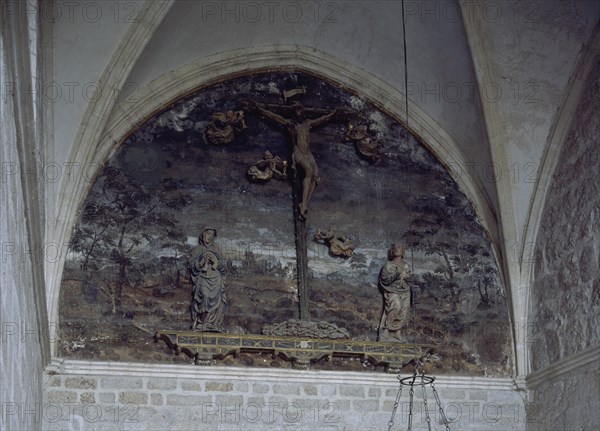 REFECTORIO-CRUCIFIXION EN EL TESTERO
PAULAR EL, MONASTERIO
MADRID