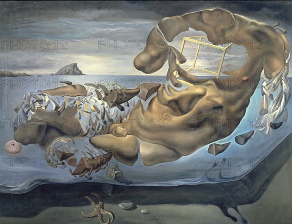 Dali, Figure rhinocérontique de l'Ilissos de Phidias