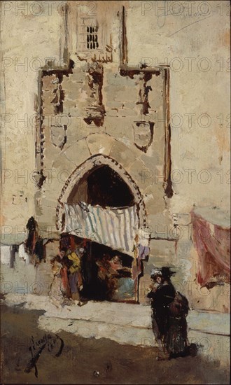 Sorolla, Entrance of the Hospital de La Latina