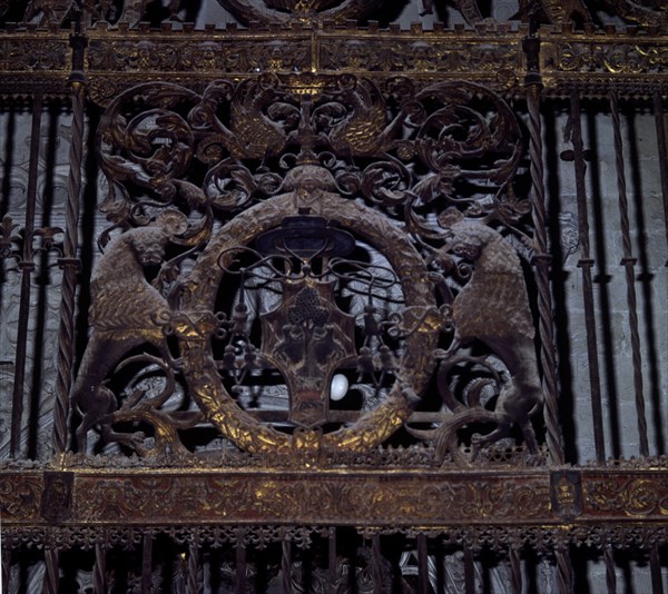 ESCUDO EN UNA REJA
STO DOMINGO CALZADA, CATEDRAL
RIOJA