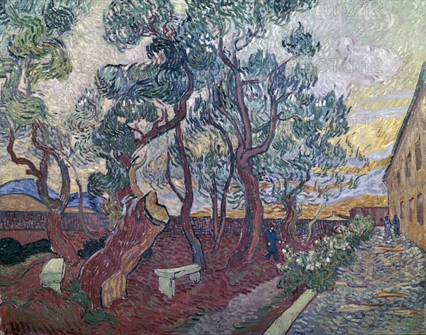 Van Gogh, Le jardin de l'hôpital Saint-Paul