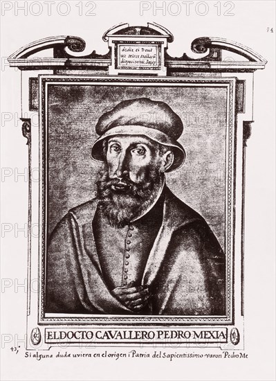 PACHECO FRANCISCO 1564/1644
PEDRO MEJIA - LIBRO DE RETRATOS DE ILUSTRES Y MEMORABLES VARONES - 1599
Madrid, musée Lazaro Galdiano