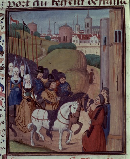 CARLOS VII DE FRANCIA RECONQUISTA SU REINO - SIGLO XV
PARIS, BIBLIOTECA NACIONAL
FRANCIA