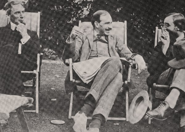 Bertrand Russell, John Maynard Keynes and Lytton Strachey, 1915