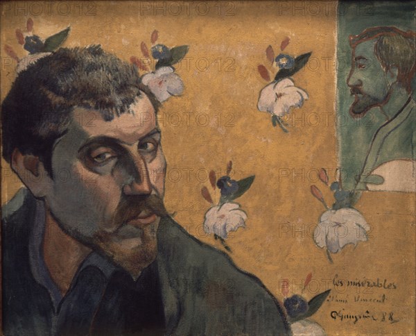Gauguin, Self-Portrait with Portrait of Bernard
