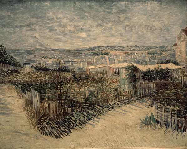 Van Gogh, Jardins potagers de Montmartre