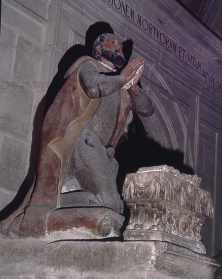 PANTEON-ESTATUA ORANTE DE GARCIA III NAVARRA,LLAMADO EL DE "NAJERA"
NAJERA, MONASTERIO SANTA MARIA REAL
RIOJA
