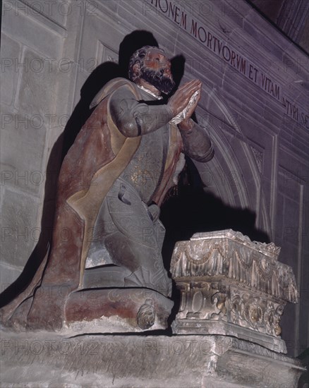 PANTEON-ESTATUA ORANTE DE GARCIA III NAVARRA,LLAMADO EL DE "NAJERA"
NAJERA, MONASTERIO SANTA MARIA REAL
RIOJA